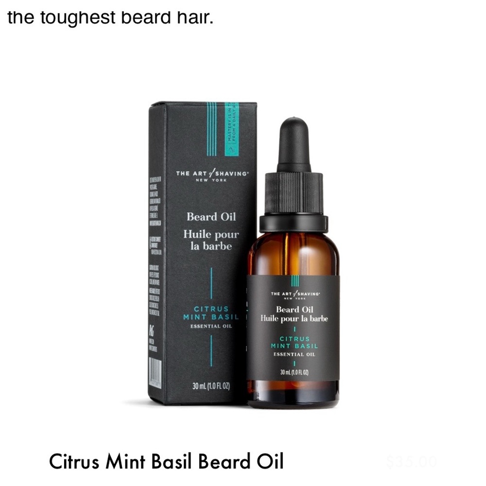 The Art of Shaving Citrus Mint Basil Beard Oil